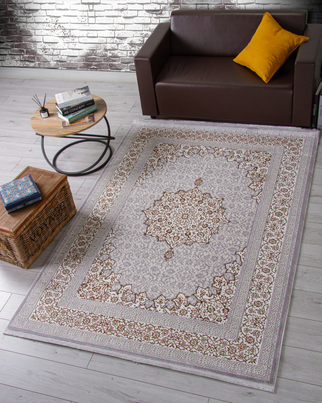 Ковер F584 - GRAY-GREEN - Прямоугольник