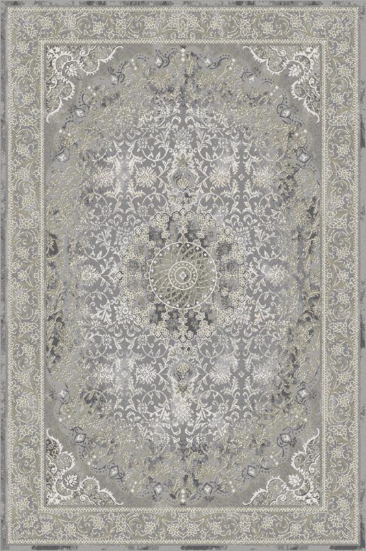 Ковер F605 - GRAY-GREEN - Прямоугольник