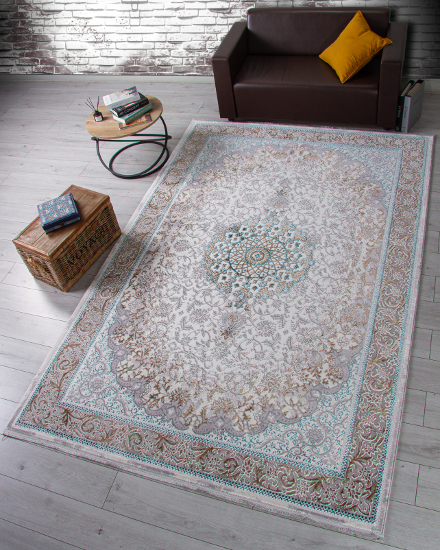 Ковер F605 - GREEN-BLUE - Прямоугольник