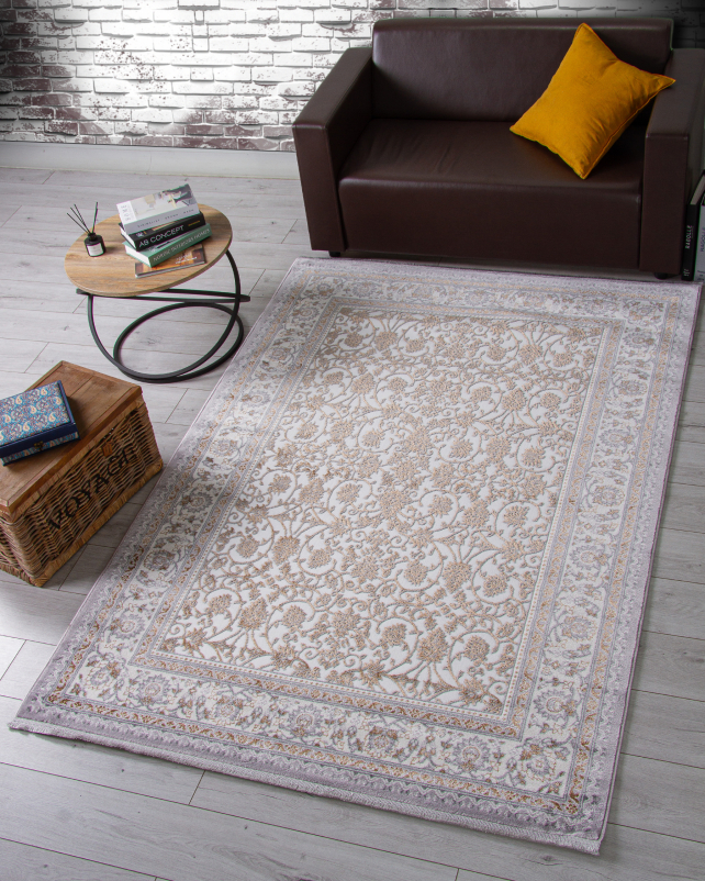 Ковер F608 - GRAY-GREEN - Прямоугольник