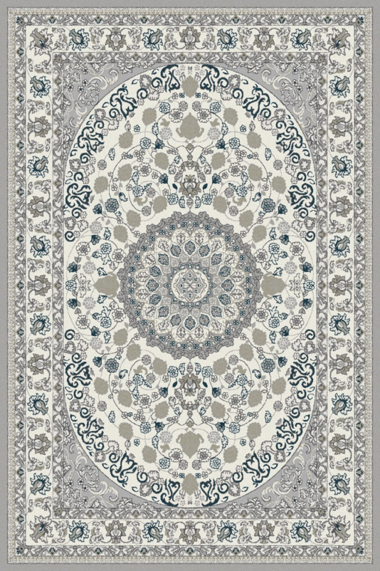 Ковер F611 - GRAY-BLUE - Прямоугольник