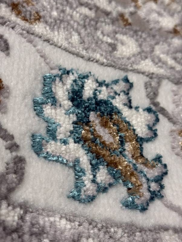 Ковер F611 - GRAY-BLUE - Прямоугольник