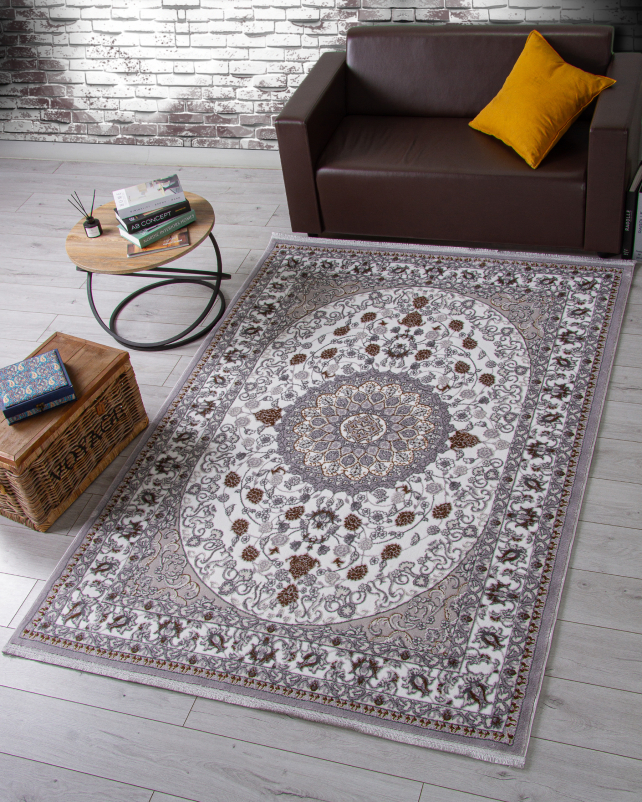 Ковер F611 - GRAY-GREEN - Прямоугольник