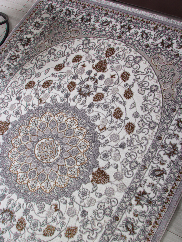 Ковер F611 - GRAY-GREEN - Прямоугольник