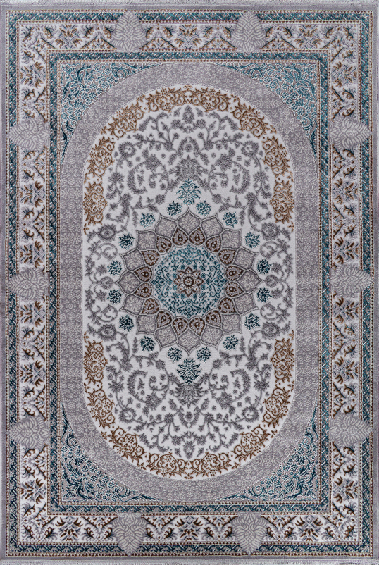 Ковер F638 - GREEN-BLUE - Прямоугольник