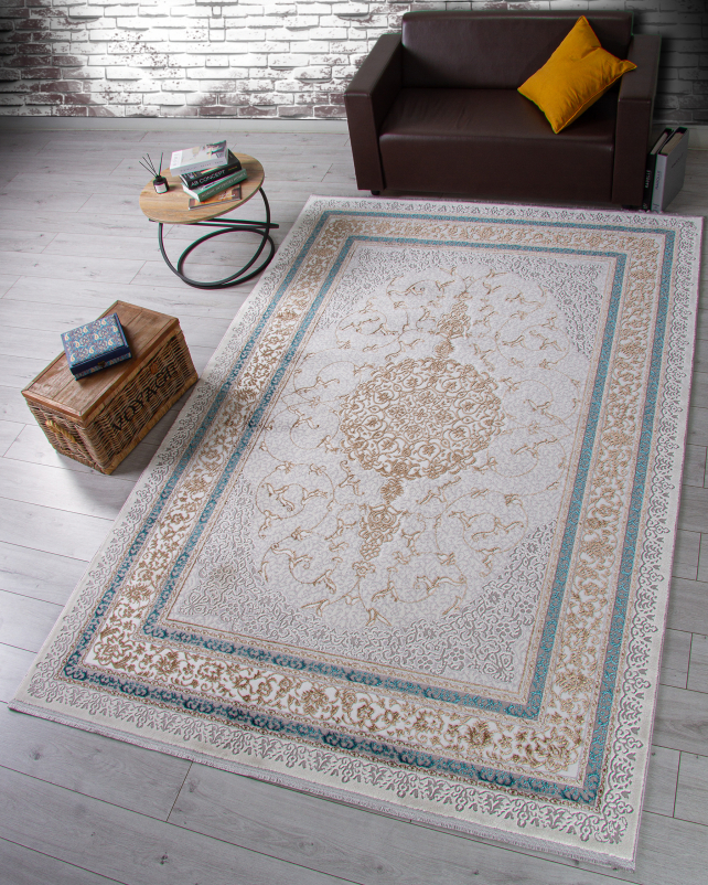 Ковер F641 - GREEN-BLUE - Прямоугольник