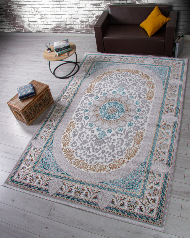 Ковер K638 - GREEN-BLUE - Прямоугольник