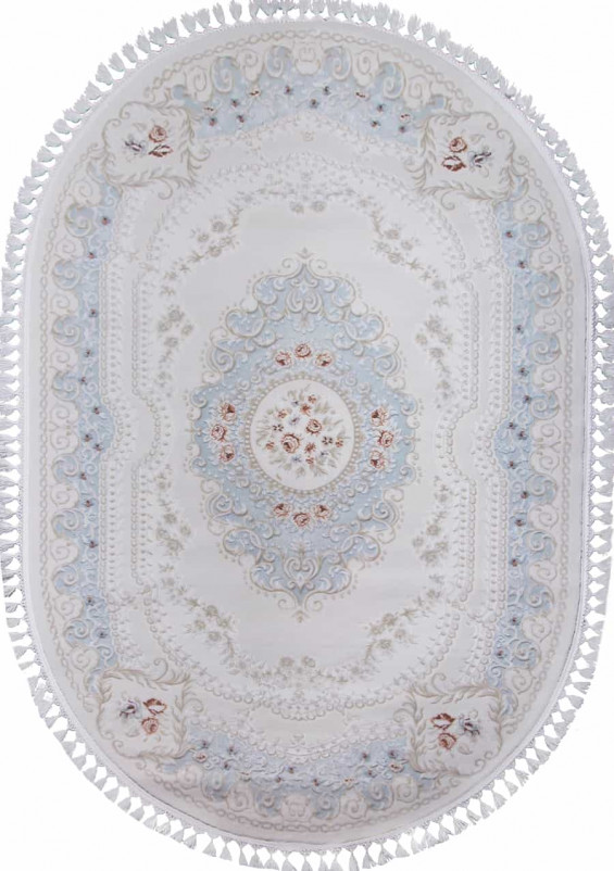 Ковер 07926T - BLUE / BLUE - Овал
