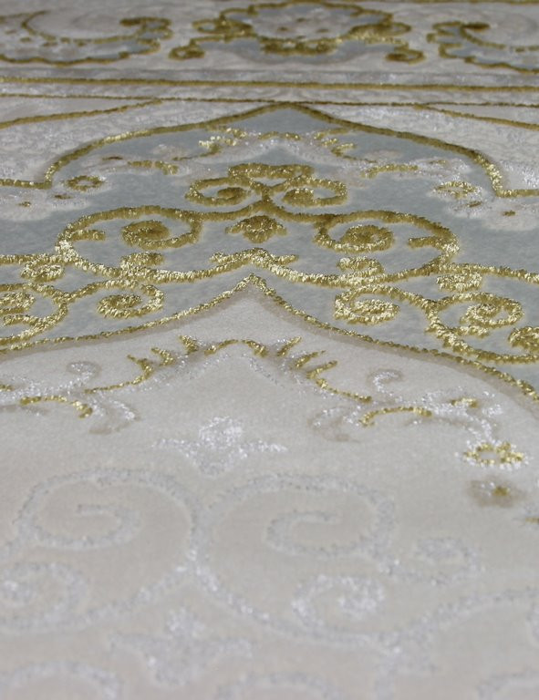 Ковер 08075A - BLUE / GOLD - Прямоугольник