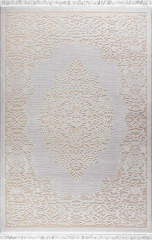 Ковер 7904 - BEYAZ / BEYAZ - Прямоугольник
