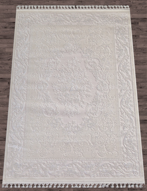 Ковер 8006 - WHITE / WHITE - Прямоугольник