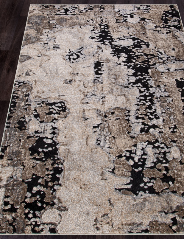 Ковер 4086 - BEIGE-BLACK - Прямоугольник