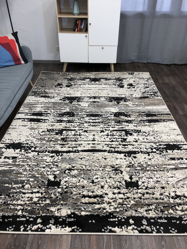 Ковер 4090 - BEIGE-BLACK - Прямоугольник