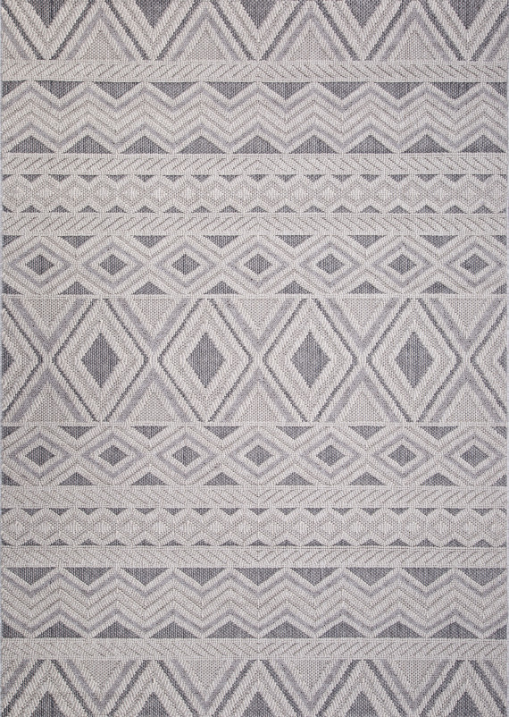 Ковер 25186A - BLUE / GREY - Прямоугольник