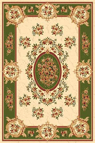 Ковер 5394 - CREAM-GREEN - Прямоугольник