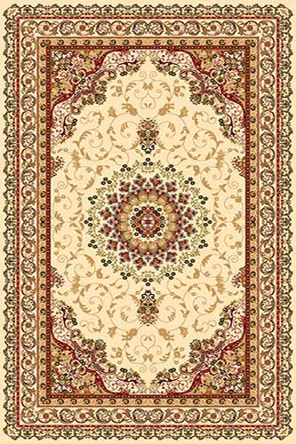 Ковер d027 - CREAM-RED - Прямоугольник