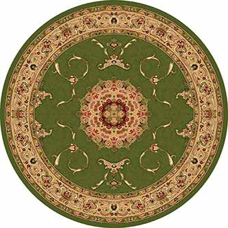 Ковер d034 - GREEN - Круг