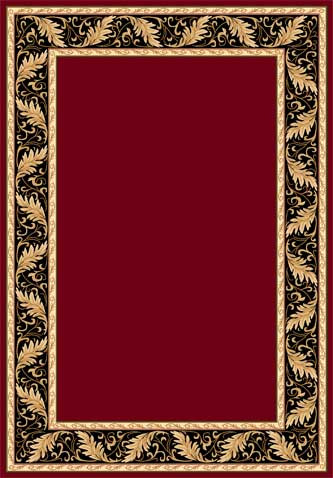 Ковер d040 - RED - Прямоугольник