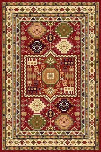 Ковер d294 - RED - Прямоугольник