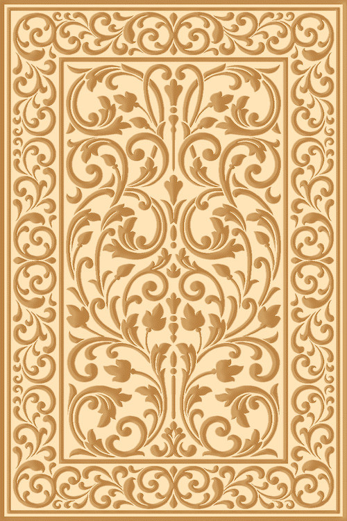 Ковер D719 - BEIGE 1 - Прямоугольник