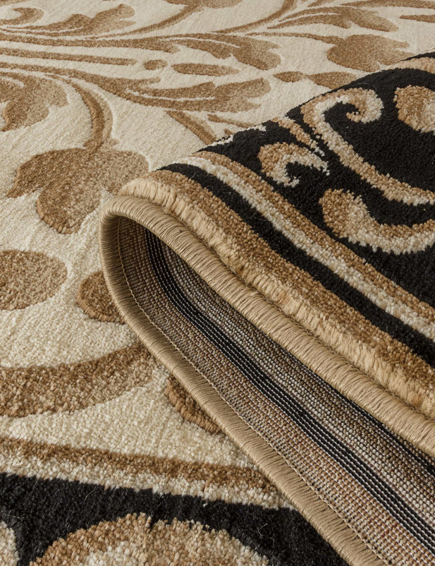 Ковер D719 - BEIGE-BLACK - Прямоугольник