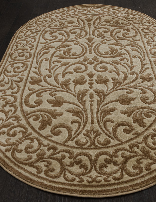 Ковер D719 - BEIGE - Овал