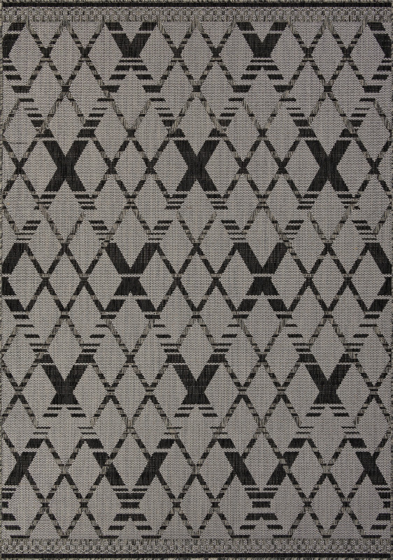 Ковер S135 - BLACK-GRAY - Прямоугольник