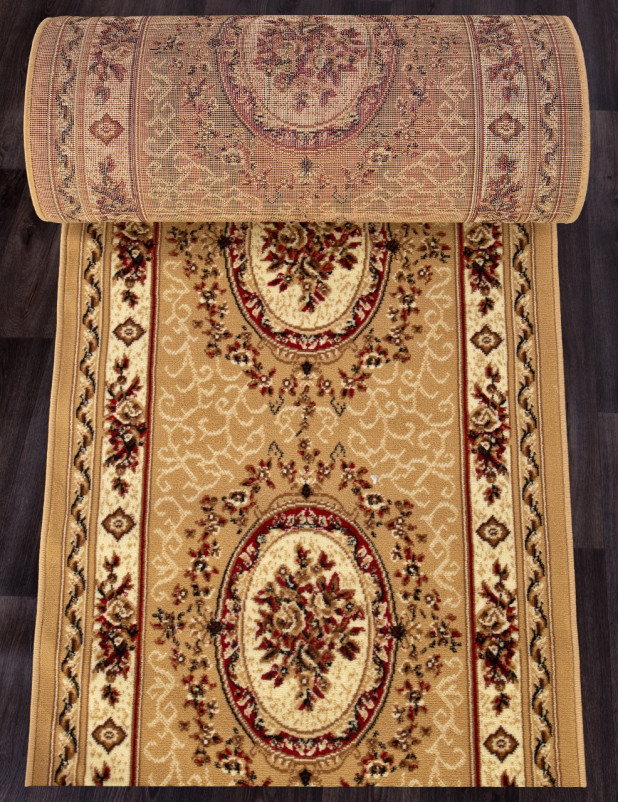 Ковер 5444 - BEIGE-RED - Дорожка