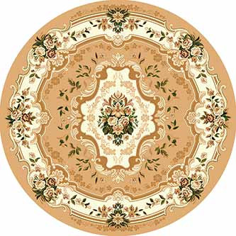 Ковер d017 - BEIGE - Круг
