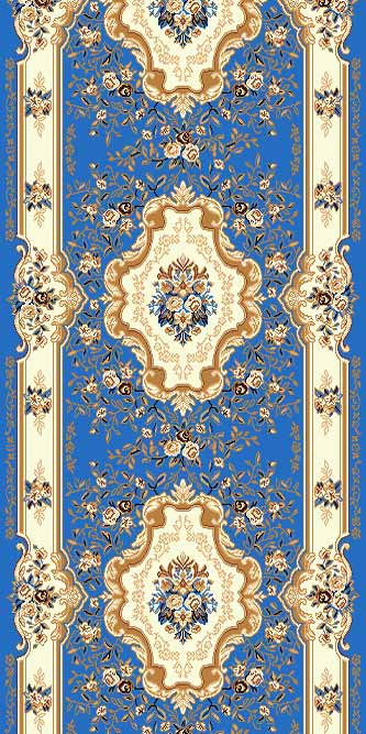 Ковер d017 - NAVY - Дорожка