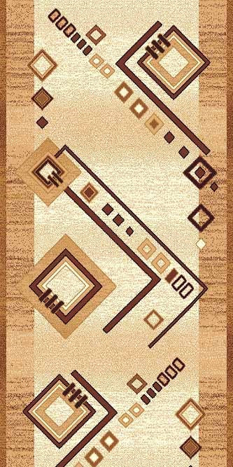Ковер d188 - BEIGE - Дорожка