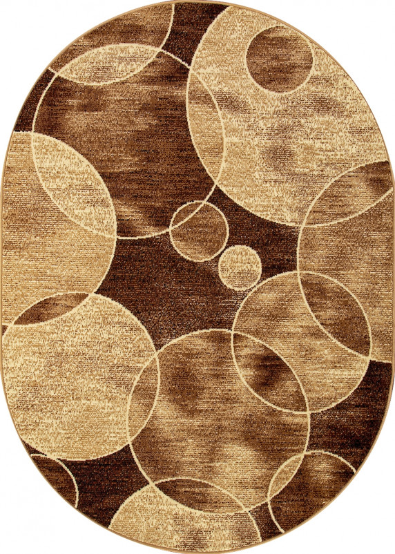 Ковер D498 - BEIGE - Овал