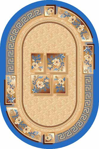 Ковер VERSACE - NAVY - Овал