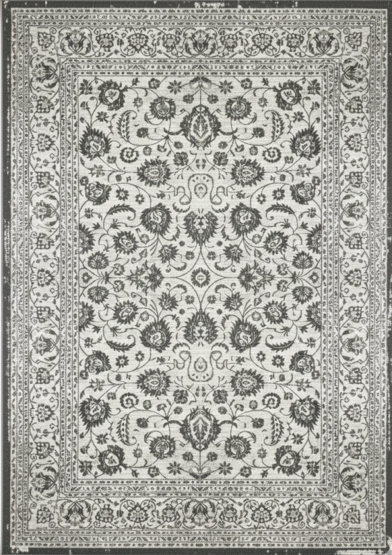 Ковер 8504A - S.WHITE / P.GREEN - Прямоугольник