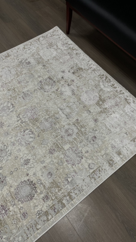 Ковер 9312A - S.WHITE / P.LILAC - Прямоугольник