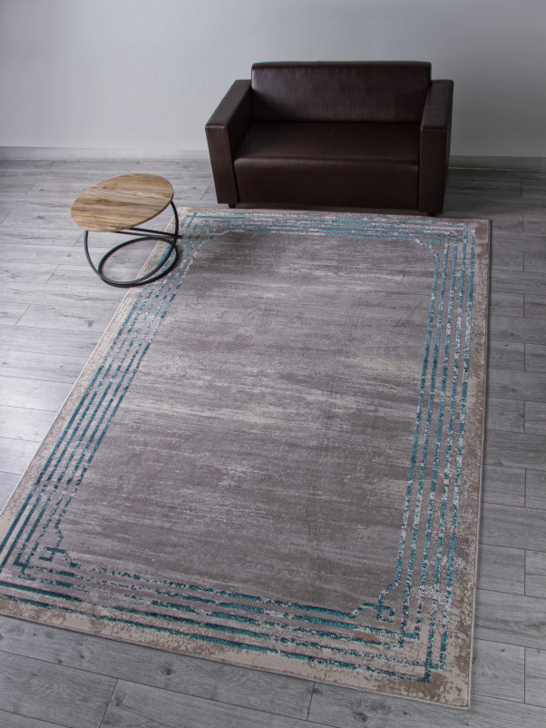 Ковер F514 - GRAY-BLUE - Прямоугольник