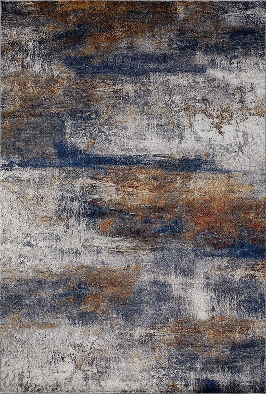 Ковер D821 - GRAY-RED - Прямоугольник