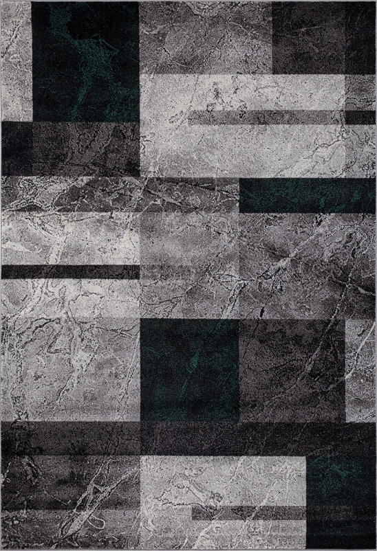 Ковер D828 - GRAY-GREEN - Прямоугольник