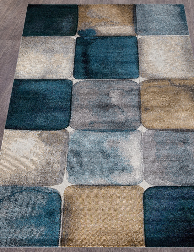 Ковер D831 - GRAY-BLUE - Прямоугольник