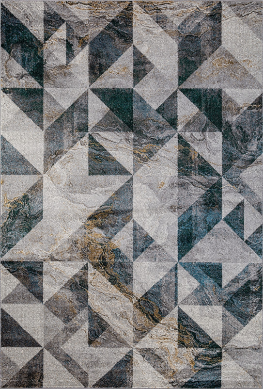 Ковер D835 - GRAY-BLUE - Прямоугольник