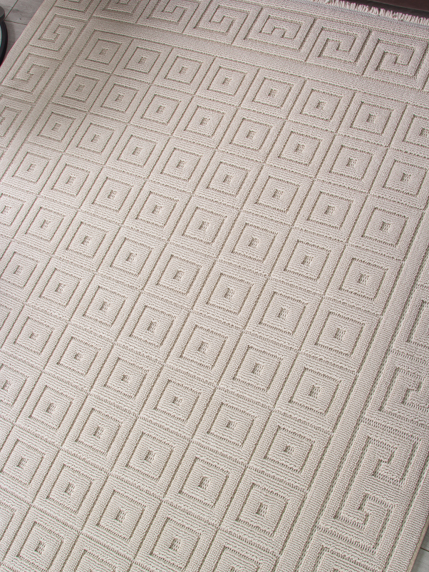 Ковер L0009A - BEIGE / BEIGE - Прямоугольник