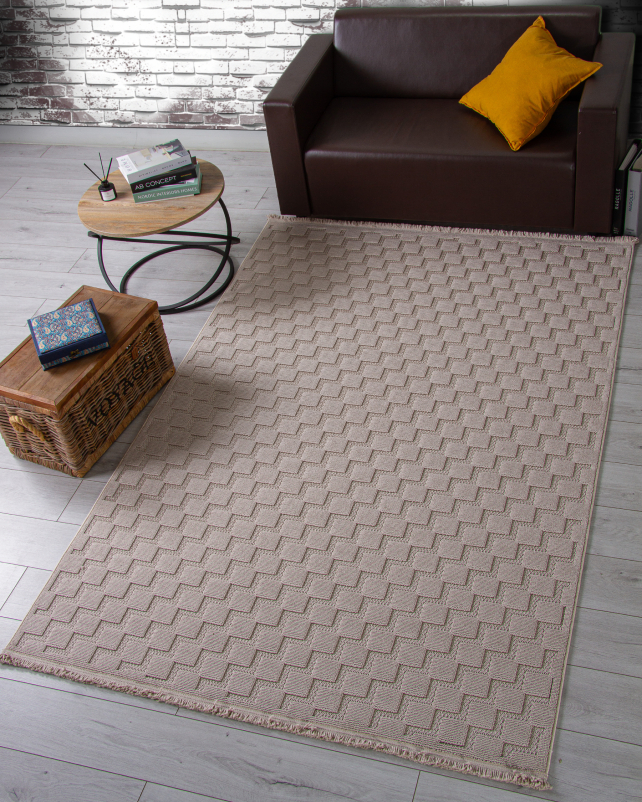 Ковер L0010A - D.BEIGE / D.BEIGE - Прямоугольник