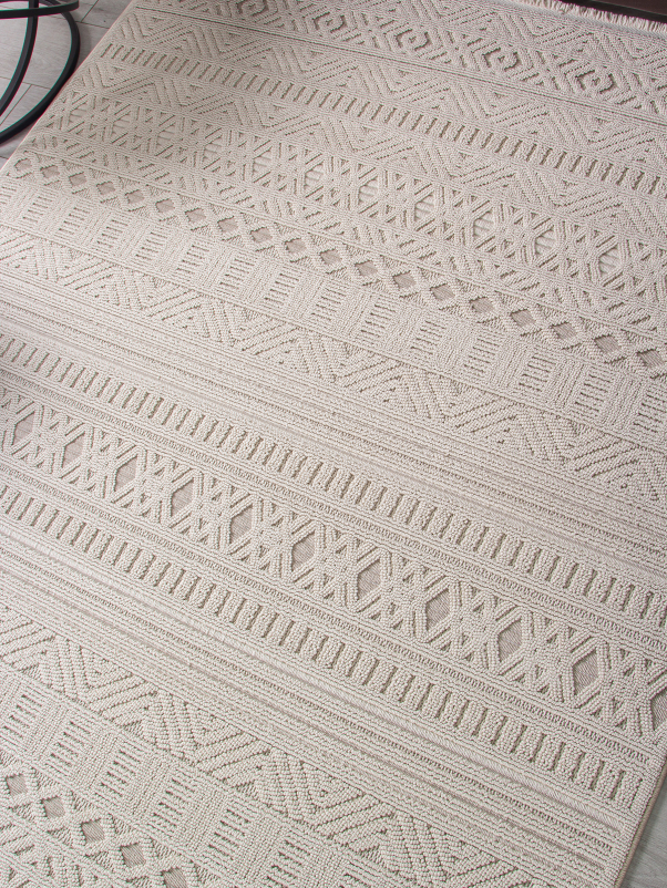 Ковер L0014B - BEIGE / D.BEIGE - Прямоугольник