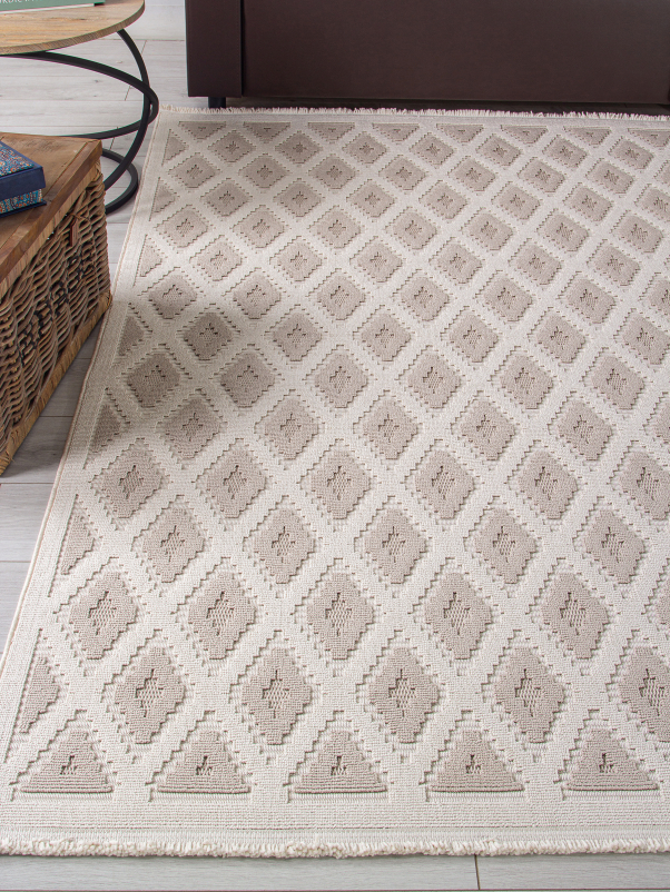 Ковер L0027B - D.BEIGE / BEIGE - Прямоугольник