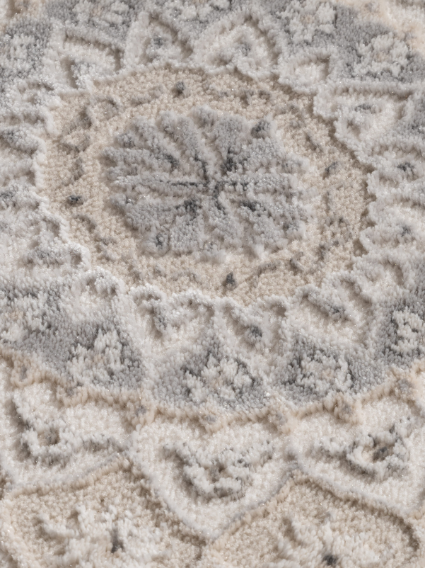 Ковер 27381A - BEIGE / GRAY - Прямоугольник