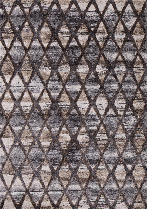 Ковер 28073 - 795 GREY / BEIGE - Прямоугольник