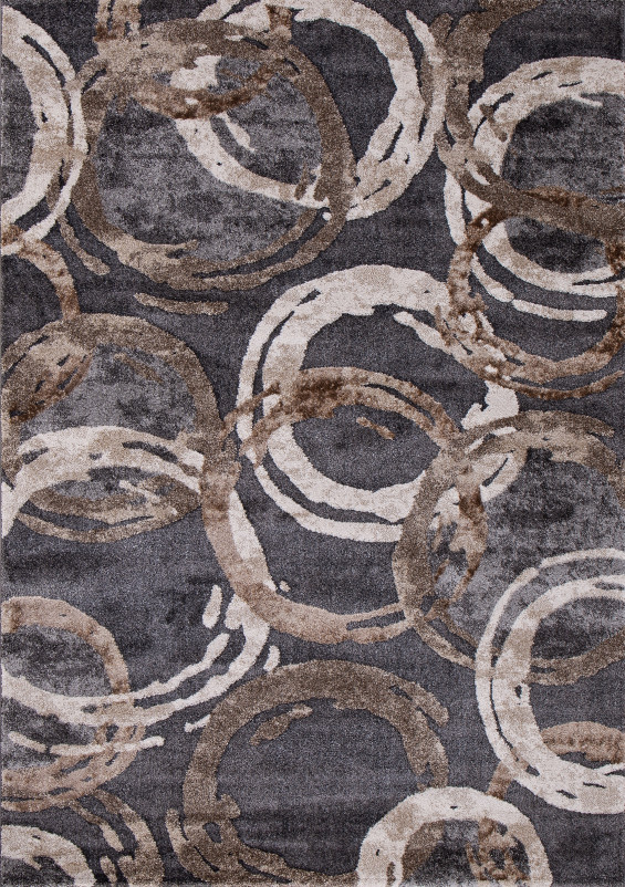 Ковер 28075 - 795 GREY / BEIGE - Прямоугольник