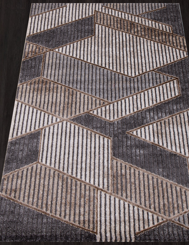 Ковер 33068 - 795 GREY / BEIGE - Прямоугольник
