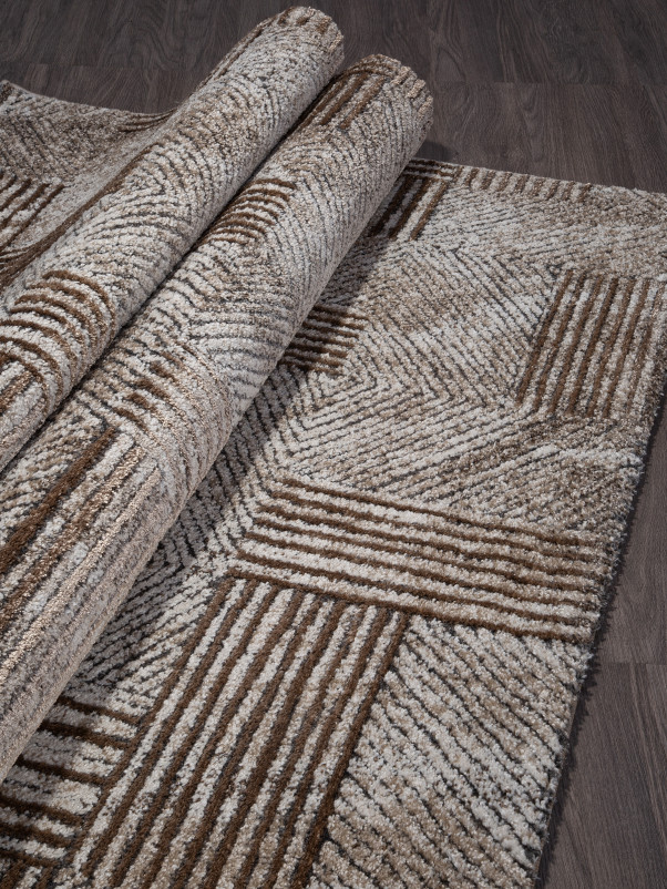 Ковер D7166 - 795 GREY / BEIGE - Прямоугольник