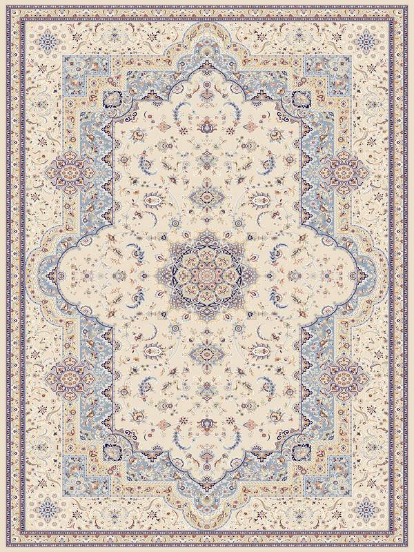 Ковер 02315A - CREAM/L.BLUE - Прямоугольник